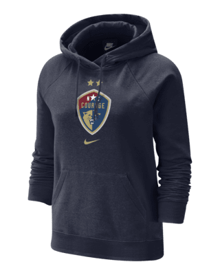 Женское худи North Carolina Courage Nike Soccer Varsity Fleece Hoodie