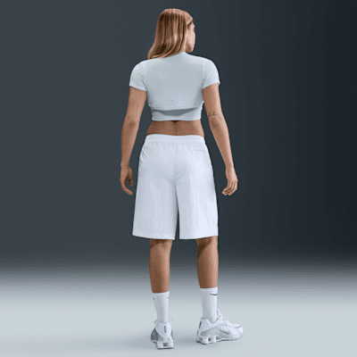 Nike Sportswear Chill Knit Women's Tight Cropped Mini-Rib 2-in-1 Top