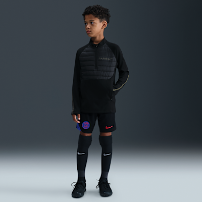 Treningowa bluza piłkarska dla dużych dzieci Paris Saint-Germain Academy Winter Warrior Nike Therma-FIT