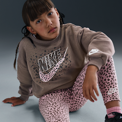 Nike Wild Warmth Little Kids' Crew Top and Leggings Set