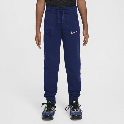 Atlético Madrid Club Third Older Kids' (Boys') Nike Football French Terry Jogger