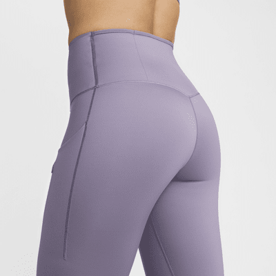 Nike Go Leggings in voller Länge mit Taschen, starkem Halt und hohem Bund für Damen