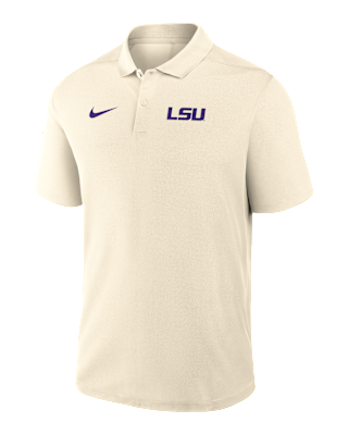 Мужские  LSU Victory Primary Logo Nike Dri-FIT College Polo