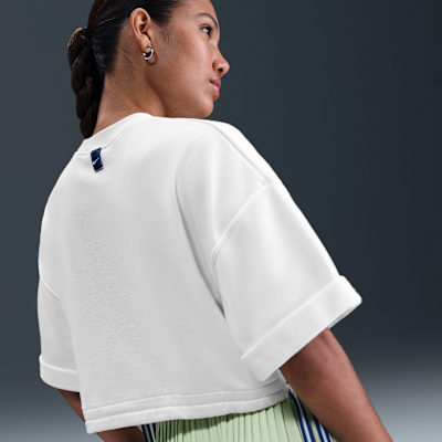 Nike Sportswear Phoenix Fleece Women's Short-Sleeve Cropped French Terry Top