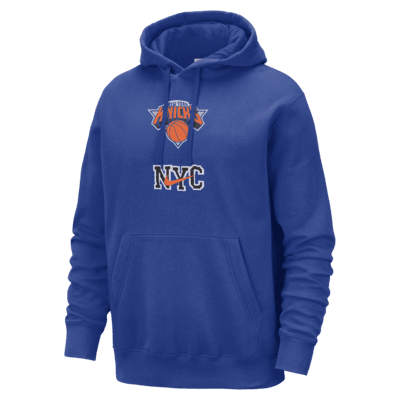 New York Knicks Club Fleece City Edition Men's Nike NBA Pullover Hoodie