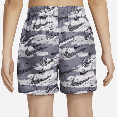 Shorts de vóleibol de 10 cm para niño talla grande Nike Swim Flock