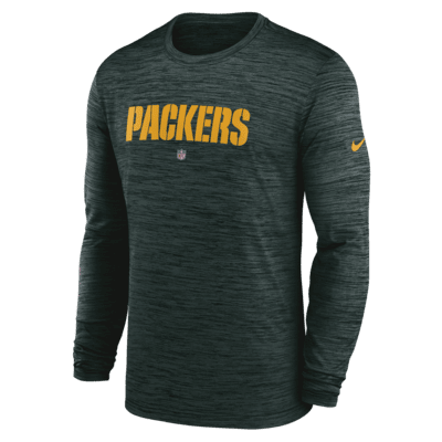 Green Bay Packers Nike 2023 Sideline Velocity Long Sleeve T-Shirt Medium Green