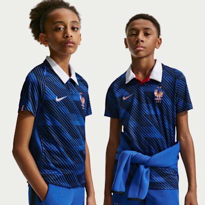 FFF 2026 Stadium Home Big Kids' Nike Dri-FIT Soccer Replica Jersey from Nike - $85