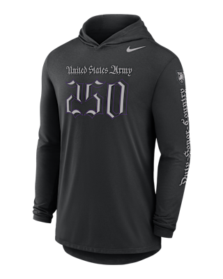 Мужская футболка Army Rivalry Nike Dri-FIT College Long-Sleeve Hooded