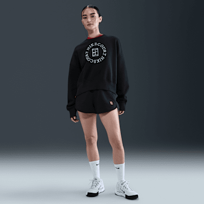NikeCourt Heritage Phoenix Fleece Women's Over-Oversized Crew-Neck Sweatshirt
