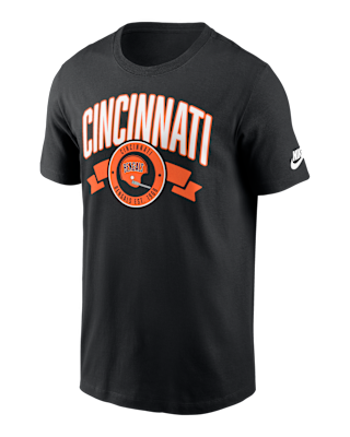 Мужская футболка Cincinnati Bengals Rewind Front And Back Hit Essential Nike NFL
