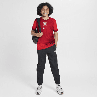 Camisola de futebol de réplica Nike Dri-FIT do equipamento alternativo Stadium Polónia 2024/25 Júnior