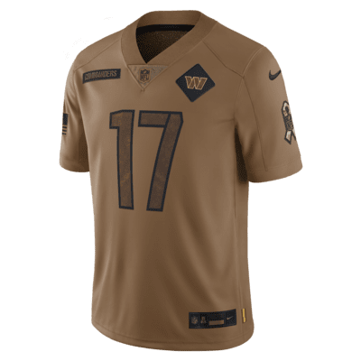 Nike Washington Football Team No17 Terry McLaurin Olive/Camo Women's Stitched NFL Limited 2017 Salute to Service Jersey