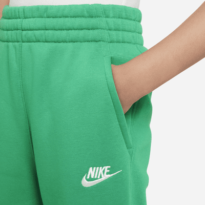 Pants de pierna ancha para niña talla grande Nike Sportswear Club Fleece