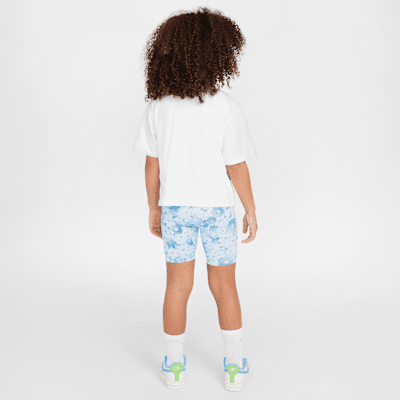 Nike Flow-Ral Younger Kids' 2-Piece Printed Bike Shorts Set