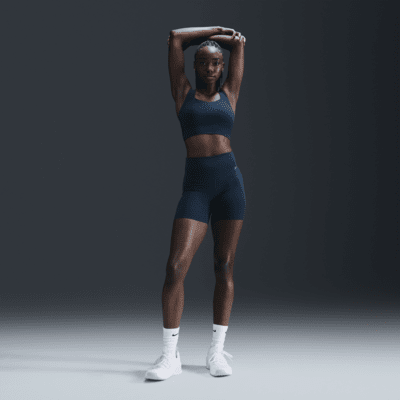 Shorts de ciclismo de cintura alta de 13 cm con sujeción suave para mujer Nike Zenvy