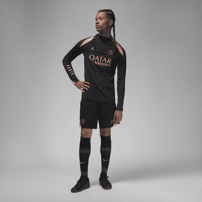 Paris Saint-Germain Strike Third Jordan Dri-FIT Fußballshorts aus Strickmaterial für Herren