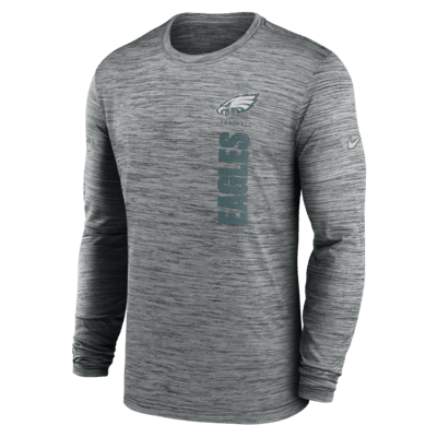 Philadelphia Eagles Sideline Velocity Men's Nike Dri-FIT NFL Long-Sleeve T-Shirt