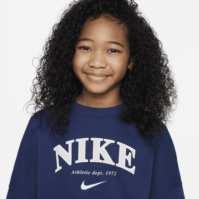 Nike Sportswear Big Kids' (Girls') Fleece Sweatshirt