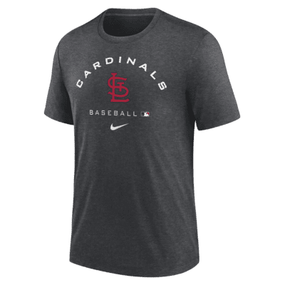 St Louis Cardinals Nike Polo Shirt Small Red Striped Dri Fit MLB Baseball  Mens
