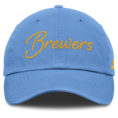 Milwaukee Brewers Cooperstown Script Women's Nike MLB Adjustable Hat