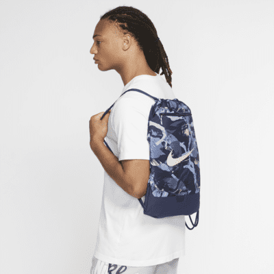 Nike Brasilia Printed Drawstring Bag (18L)