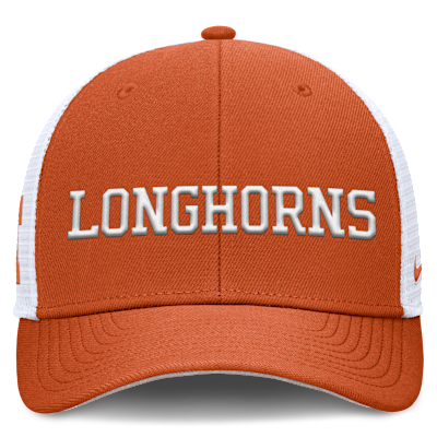 Texas Longhorns Dugout Coaches Rise Men's Nike Dri-FIT College Trucker Adjustable Hat