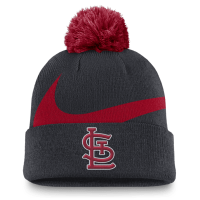 St. Louis Cardinals Peak Men's Nike MLB Cuffed Pom Beanie