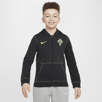 Portugal Older Kids' (Boys') Full-Zip French Terry Hoodie