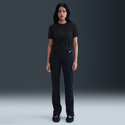 Playera de manga corta de French Terry estampada para mujer Nike Sportswear Chill Terry