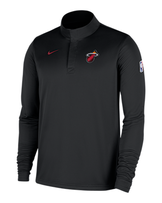 Мужские  Miami Heat Nike Dri-FIT NBA 1/4-Zip Long-Sleeve Top