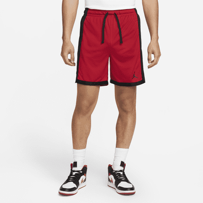 black red jordan shorts