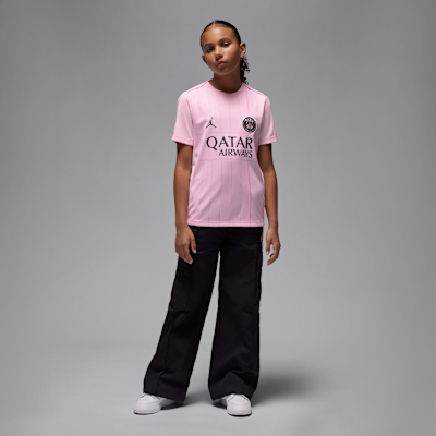 4e haut de foot d'avant-match Jordan Dri-FIT Paris Saint-Germain Academy Pro pour ado