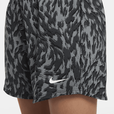 Shorts de tejido Woven de tiro alto para niña talla grande Nike One