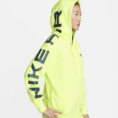 Nike Sportswear Air Women's Fleece Oversized Full-Zip Hoodie. Nike ID