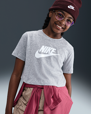 Детская футболка Nike Sportswear Big Kids' (Girls') Cropped