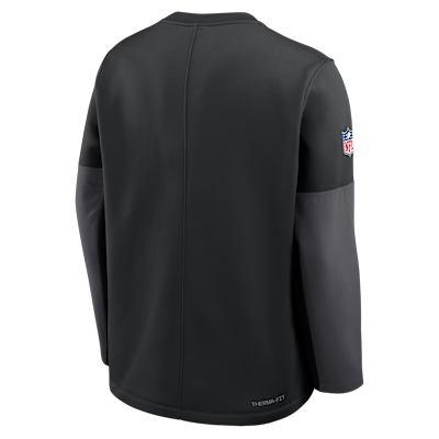 Playera de manga larga Nike Therma-FIT de la NFL para hombre Pittsburgh Steelers Scripted To Win Sideline Coach