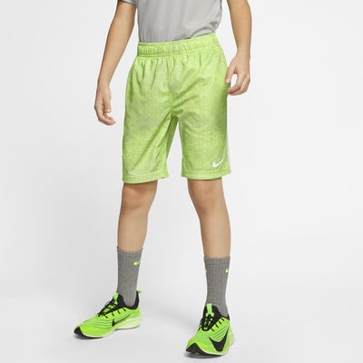 green and white nike shorts