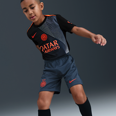 Inter Mailand 2025/26 Stadium Third Nike Dri-FIT Total 90 Replika-Fußballshorts (ältere Kinder)
