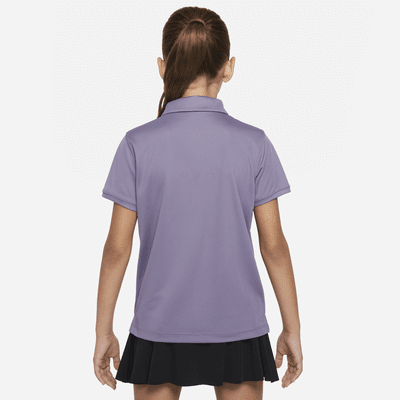 Polo de golf para niña talla grande Nike Dri-FIT Victory