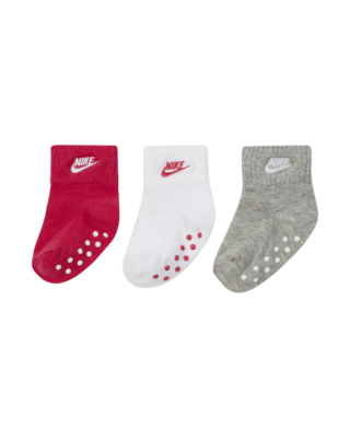 Детские носки Nike Baby Gripper Ankle Socks (3-Pack)