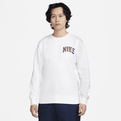 Nike Club Fleece Men's Long-Sleeve Crew-Neck Sweatshirt. Nike ID