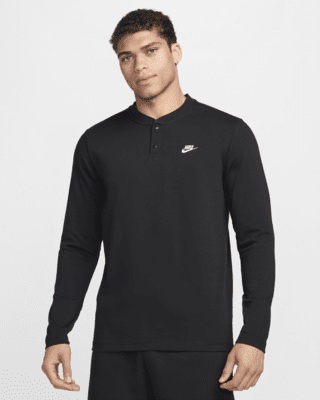 Мужские  Nike Club Long-Sleeve Henley