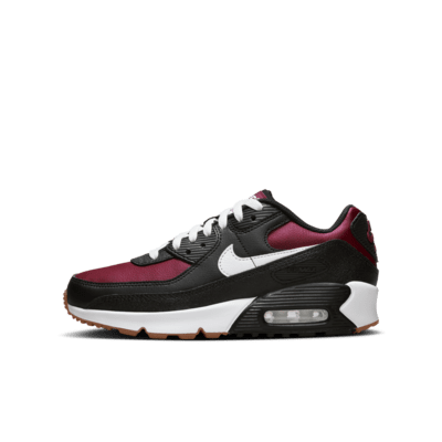 Kids red on sale air max 90