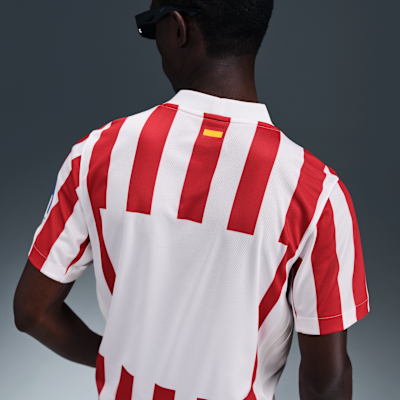 アトレティコ マドリード 2025/26 スタジアム ホーム メンズ ナイキ Dri-FIT サッカー レプリカ ユニフォーム