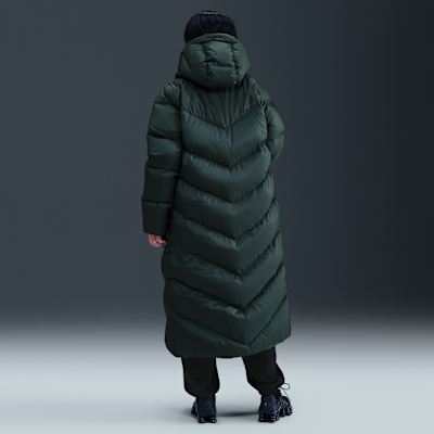 Parka de plumón Storm-FIT holgada con gorro para mujer Nike Sportswear Windpuffer