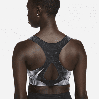 Brassière de sport non rembourrée à maintien supérieur Nike Swoosh Flyknit pour femme