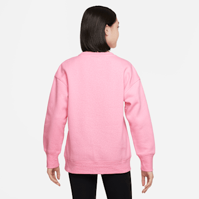 Nike Sportswear Club Fleece Big Kids' (Girls') Crew Sweatshirt