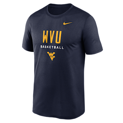 West Virginia Courtside Basketball Legend Men's Nike Dri-FIT College T-Shirt