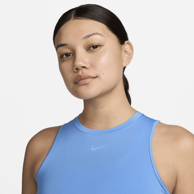 Camiseta de tirantes Dri-FIT cropped para mujer Nike One Classic